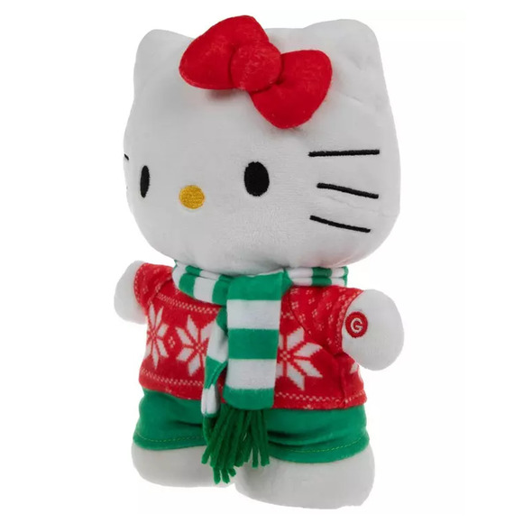 Hello‎ Kitty Animated Side Stepper Plush Christmas Holiday Home Decor NEW Sanrio - Picture 1 of 3